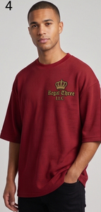 High Quality Waffle Drop Shoulder Tee Shirts Men Short Sleeve Windproof Waffle T Shirt Men's Crew Neck Waffle Knitted <b>TShirt</b> Men - Product Image 3
