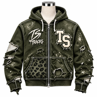 Service OEM, vente en gros, design personnalisé, veste en jean respirante pour hommes, hiver, 100% coton, haute qualité, marque privée pour adultes