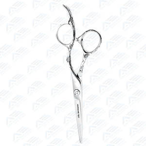 กรรไกรตัดผมแบบมืออาชีพขนาด5.5นิ้วกรรไกรตัดผมมีดสเตนเลสสตีลมีสไตล์440C ร้านตัดผมและช่างทำผม - Product Image 5