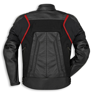 Motorcycle Biker <b>Leather</b> <b>Jacket</b>, In Black With <b>Red</b> Color Body Protection Motorbike Racing <b>Leather</b> <b>Jackets</b> Wholesale Price - Product Image 2