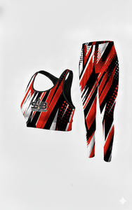 ชุดโยคะผู้หญิง คุณภาพดีที่สุด ผ้าและเทคนิคการพิมพ์แบบซับลิเมชั่น - Product Image 2