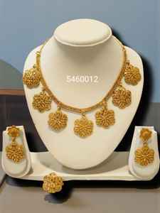 AWAIS HOUSE Nuevo Conjunto de Joyería de Moda Estilo Hip Hop Chapado en Oro con Diamantes para Mujer, Collar y Pulsera Infinito para Fiesta de Compromiso - Product Image 5