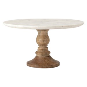 ฐานวางเค้กไม้ดีไซน์ดั้งเดิม จานรองเค้กไม้ลายไม้ธรรมชาติ ทำจากไม้มะม่วงแท้ สำหรับตกแต่งบ้าน สำหรับเป็นของขวัญ - Product Image 3