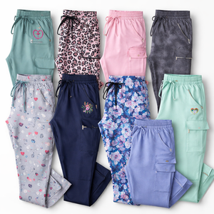 Pantalones Médicos Elásticos de Cintura Media para Mujer al por Mayor - Secado Rápido, Transpirables, Proveedor OEM Directo de Fábrica - Product Image 5