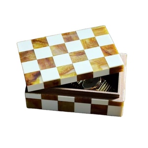 WHOLESALE PRICE carved pattern mother of pearl cylindrical decorative storage jar PREMIUM wooden case home decor box stylish - Product Image 1