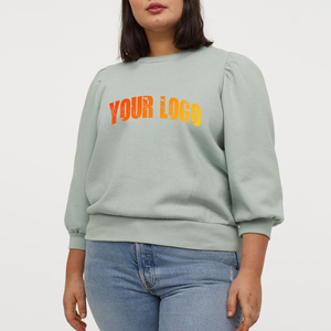Sudadera de Mujer de Primera Calidad, Transpirable, Ecológica, de Manga Larga, 100% Algodón Felpa, Personalizable - Product Image 5