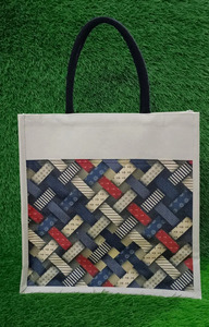 Factory Wholesale Custom Eco Friendly Handled Natural Organic Cotton Shopping Tote Gift <b>Bag</b> Canvas With logo Printed - Product Image 3