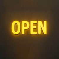 Enseigne Murale Commerciale Signvia, Lettres Lumineuses 3D LED, Panneau Publicitaire pour Façade de Magasin, Entreprise, Salon