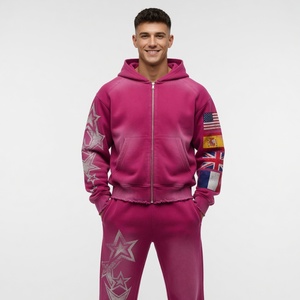 ชุดวอร์มฮู้ดดี้ซิปผ้าฝ้าย Glory Custom แบบ unisex พร้อมกางเกงขายาว น้ำหนักเบา ระบายอากาศได้ดี เป็นมิตรกับสิ่งแวดล้อม ดีไซน์เอวสูง - Product Image 6