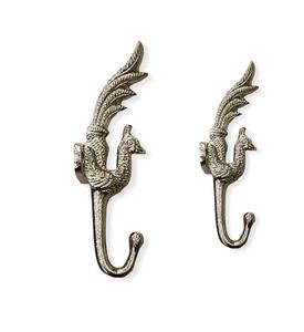 Metal Bird Wall Hook Black Rustic Design Home Decoration Single Piece Hanging Hook - Product Image 4