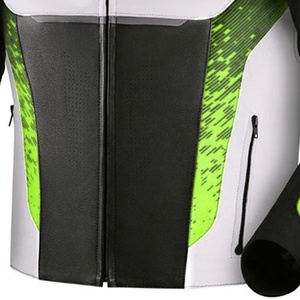 Mens Genuine Leather Motorbike Jacket OEM Supplier Custom Logo Motorcycle Riding Gear Protective Outerwear - Product Image 5