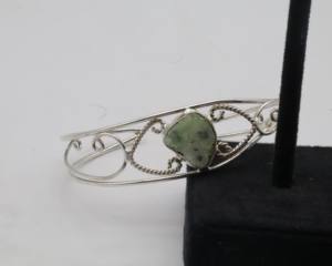 Druzy Cuff <b>Bangles</b> with German <b>Silver</b>, Adjustable Druzy Stone Open Cuff <b>Bracelet</b>, Fashion Gemstone <b>Bangle</b> Jewelry for Women - Product Image 4