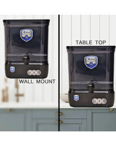 ระบบกรองน้ำดื่มออสโมซิสแบบย้อนกลับ AQUA MARS BLACK สำหรับใช้ในบ้าน แบบติดผนังและแบบตั้งโต๊ะ พร้อมไฟ LED เกรดสำหรับอาหาร - Product Image 6