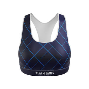 Soutien-gorge de sport personnalisé pour femme, imprimé floral, haute qualité, maintien élevé, dos nu, sans coutures, pour yoga et gym, grandes tailles - Product Image 4