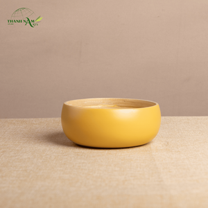 ชามโค้งทรงสวย ทำจากไม้ไผ่ธรรมชาติ 100% เป็นมิตรต่อสิ่งแวดล้อม เหมาะสำหรับใช้ในบ้าน ร้านอาหาร และคาเฟ่ - Product Image 1