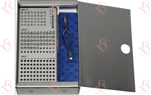 Système d'instruments vétérinaires en acier inoxydable pour plaques et vis osseuses BISONS (vente en gros) |   Ensemble complet de chirurgie orthopédique pour chien et chat - Product Image 2