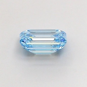 เพชรแล็บ CVD สีน้ำเงินสดใสทรงมรกต 0.85 กะรัต คุณภาพ VS2 ขัดเงาอย่างดี พลอยสีน้ำเงินหายาก สำหรับเครื่องประดับหมั้นแบบสั่งทำพิเศษ - Product Image 2