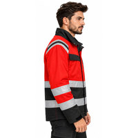 Vestes de sécurité de travail vertes haute visibilité, imperméables, avec bande réfléchissante, légères, unisexes, softshell, hiver, polyester, antistatiques