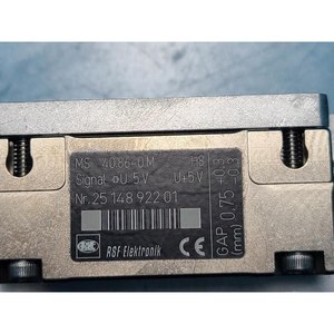 RSF Elektronik Tête d'encodeur linéaire ouvert MS 40.86-0M, utilisée telle qu'elle est, pièces d'équipement semi-conducteur d'époque - Product Image 6