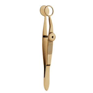 Forceps de Desmarres pour Chalazion de haute qualité, en acier inoxydable plaqué or rose, outil ophtalmique pour paupières avec plaque supérieure ouverte - Product Image 4