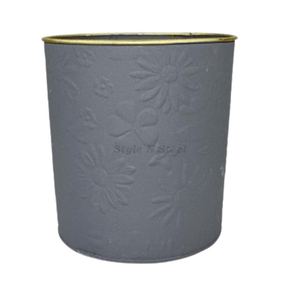 Maceta Moderna y Clásica para Interiores y Exteriores, Resistente, con Recubrimiento de Polvo de Hierro, Multiusos, con Drenaje - Product Image 2