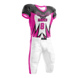 New Design Custom American Football Uniform with Protective Features Lightweight Breathable Design Customized Fabric - Product Image 2