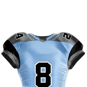 ชุดทีมคุณภาพสูง เสื้อฟุตบอลแบบกำหนดเองสำหรับผู้ใหญ่ ขายส่ง ออกแบบโลโก้ พิมพ์ลาย เสื้อฟุตบอลอเมริกันแบบยูนิเซ็กซ์ - Product Image 3