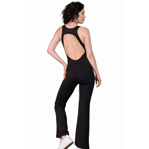 Mono Deportivo de Lujo Básico de Una Pieza para Yoga Caliente, Ropa Deportiva para Mujer, Body de Cuello Redondo y Cintura Alta, para Gimnasio, Entrenamiento Atlético, Efecto Levanta Glúteos - Product Image 3