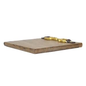 Tabla de Cortar Premium con Diseño de Brida de Caballo Dorada, Apta para Lavavajillas, Antideslizante, de Madera, Precio de Fábrica - Product Image 3