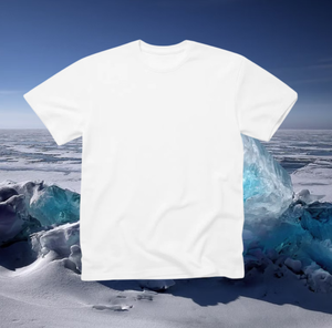 Camiseta de Hombre Blanca 100% Algodón, Manga Corta, Cuello Redondo, Corte Regular, Color Sólido, Estilo Casual - Product Image 2