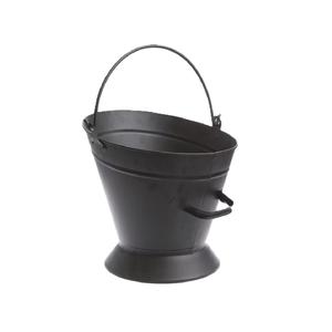 Nouvelle Tendance : Seau à Cendres de Cheminée de Luxe en Fer Galvanisé Noir, Robuste, pour Bois de Chauffage, Taille, Forme et Couleur Personnalisables - Product Image 5