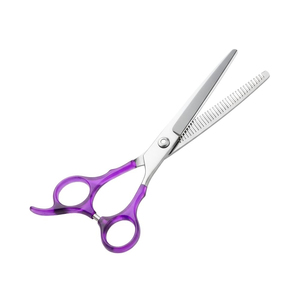 SOLID Soft Handle Hair Thinning Scissors Stainless Steel <b>Shears</b> Salon Barber Layer Blending Hairdressing <b>Tools</b> Thinning Scissors - Product Image 4
