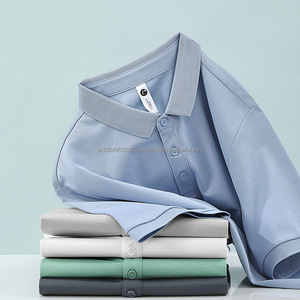 Camiseta Polo de Verano para Hombre de Alta Calidad, Diseño Transpirable, Tejido Liso, Ropa Estampada al por Mayor para Camisetas Polo - Product Image 3