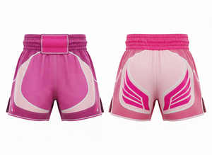 Vêtements de fitness OEM, shorts de Muay Thai respirants en polyester satiné, entraînement de kickboxing, design personnalisé, shorts de sport pour arts martiaux - Product Image 3