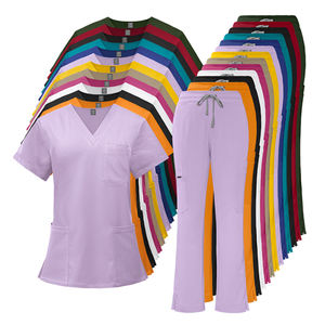 Tenues médicales personnalisées en gros : uniformes d'hôpital, pantalons jogger et blouses à manches courtes pour infirmières - Product Image 4