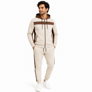Conjunto Deportivo Personalizado con Capucha para Hombre, Traje Deportivo con Cremallera Completa para Invierno, 360GSM, Algodón y Poliéster, Conjunto de Entrenamiento - Product Image 2