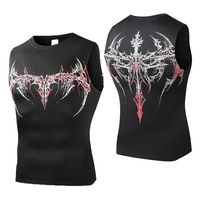 Débardeur de fitness pour homme, sans manches, respirant, écologique, en spandex/polyester tricoté, séchage rapide, haute qualité