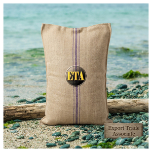 2.25lbs pound each <b>bag</b> weight std B twills jute <b>bag</b> 1.1176 meter x 0.6731 meter pxs 6X8 hd hemmed at mouth OHDS overhead dry <b>sew</b> - Product Image 1