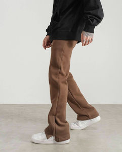 Pantalones de Algodón Ligeros con Corte Acampanado para Hombre, Pantalones Deportivos Casuales Lisos, Ropa Deportiva con Detalle Acampanado - Product Image 4