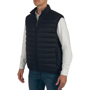 Men Quilted Insulated Gilet Black Puffer Body Warmer Sleeveless <b>Padded</b> Waistcoat Wholesale OEM 2026 - Product Image 5