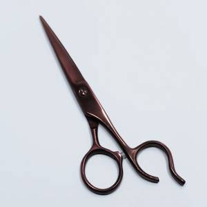 Ciseaux de coiffure professionnels en acier inoxydable 440C, lame tranchante, pour droitiers, manche moyen, ciseaux de coupe de cheveux - Product Image 1
