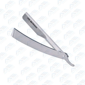 Maquinilla de afeitar de acero inoxidable para afeitado Manual, recorte de cejas, cuchillo de aseo de precisión no plegable, producto de belleza y cuidado Personal - Product Image 2