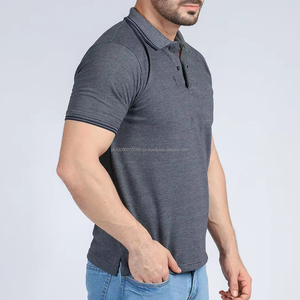 La mejor calidad al por mayor de los hombres de algodón transpirable ropa personalizada de moda para adultos Polos Slim Fit Polo camiseta para niños - Product Image 1