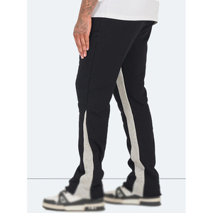 Pantalon décontracté oversize respirant vintage pour homme avec bandes latérales en Spandex/Polyester – Créez vos propres pantalons à jambes larges - Product Image 3