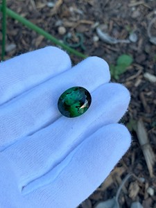 Pierre précieuse de tourmaline verte non traitée, pierre brute en vrac, fabrication de bijoux sur mesure - Product Image 6