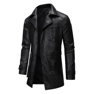 Abrigo de Cuero Ligero de Alta Calidad para Hombre, Fabricado Profesionalmente, Última Colección - Product Image 6