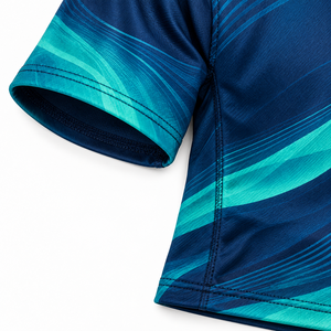 Camiseta de sublimación al por mayor para hombre, tela de poliéster premium, camiseta deportiva, camiseta con estampado completo personalizado para deportes y uso casual. - Product Image 5