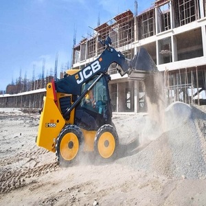 รถตักล้อยาง JCB แบบสกิดสเตียร์ เครื่องตักดินแบบตีนตะขาบ อุปกรณ์เคลื่อนย้ายดิน รถตักหน้าขุดดิน รถตักตีนตะขาบสำหรับงานก่อสร้าง - Product Image 1