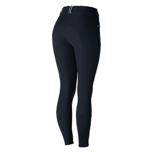 Pantalon d'équitation taille haute pour femme avec patchs en silicone aux genoux, Jodhpurs d'équitation OEM ODM, Confortable et extensible, Vente en gros - Product Image 2