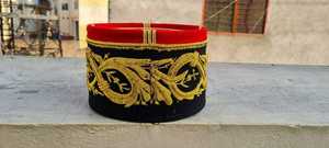 Gorra de Uniforme Ceremonial Francesa Premium, Estilo Táctico Europeo Clásico, Bordado a Mano con Trenza Dorada, 100% Algodón, Personalizable - Product Image 3